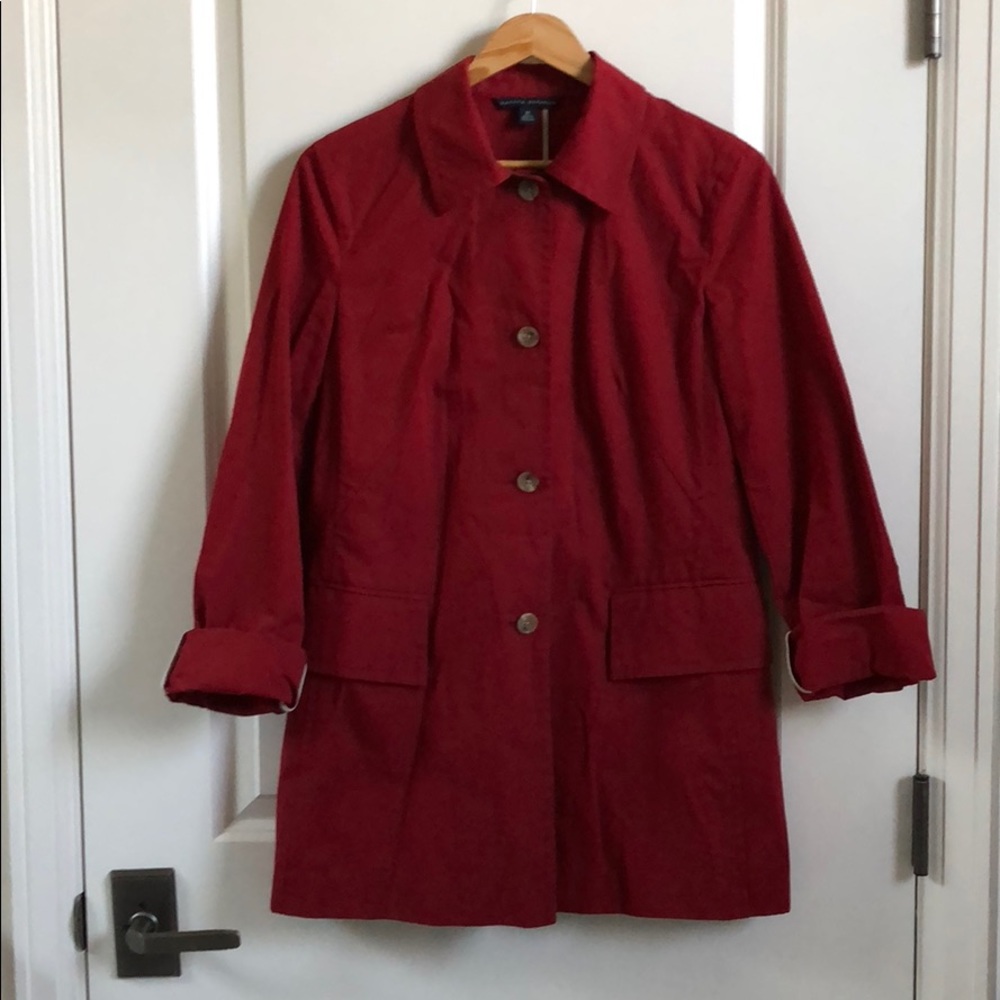 Banana Republic red blazer jacket Size M